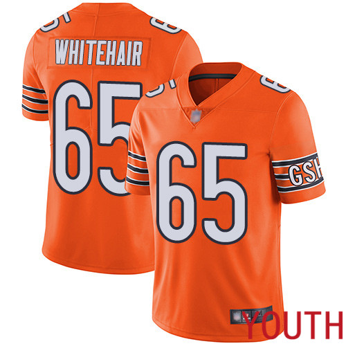 Chicago Bears Limited Orange Youth Cody Whitehair Alternate Jersey NFL Football #65 Vapor Untouchable
